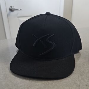 **NEW Black On Black Club XS Snapback